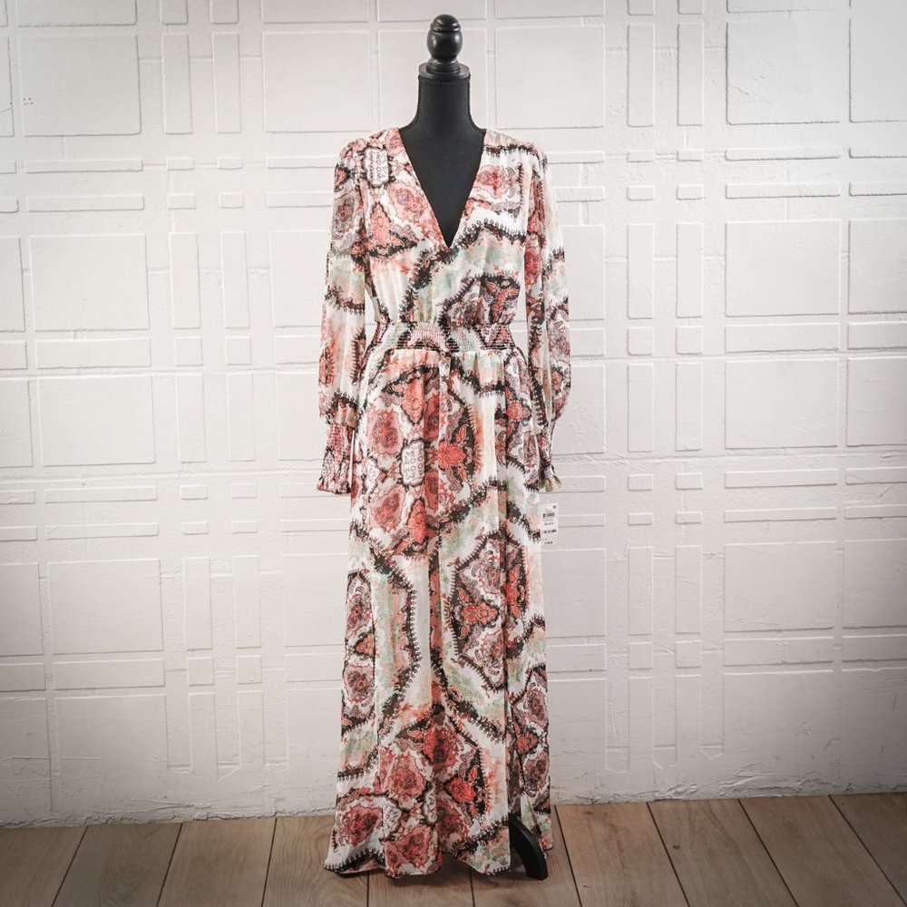I.N.C Amalfi Medina Maxi Dress, XXL